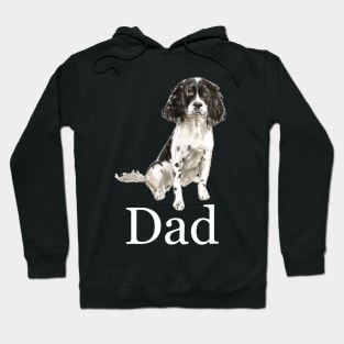 English Springer Spaniel Dog Dad, Dog Dad, Dog Daddy, Gift from the Dog, Dog Dad Gift, Dog Dad Present, Dog Daddy Present, Gift for Dog Dad, Present from the Dog Hoodie